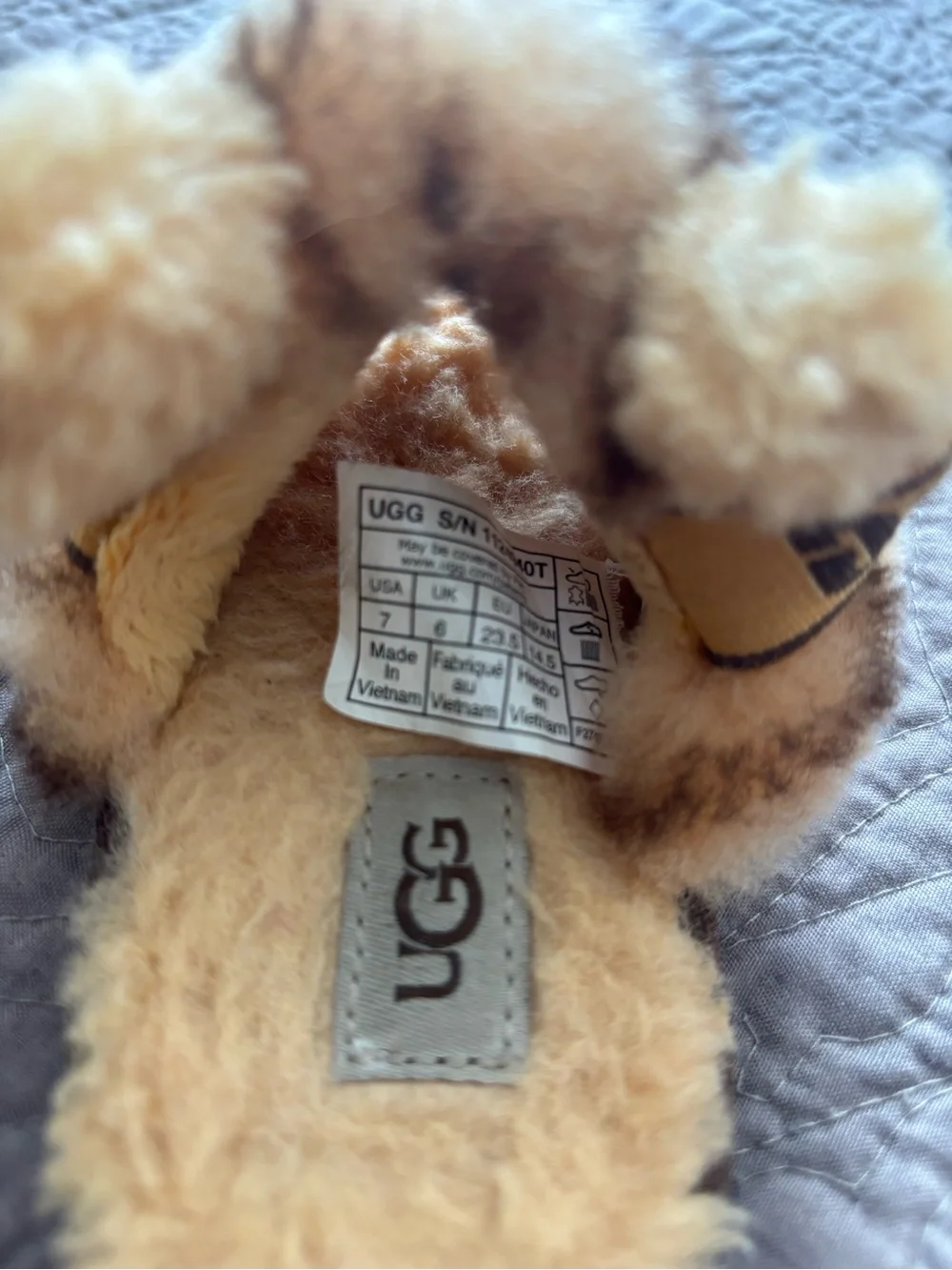 UGG Kids Plush Animal Slippers